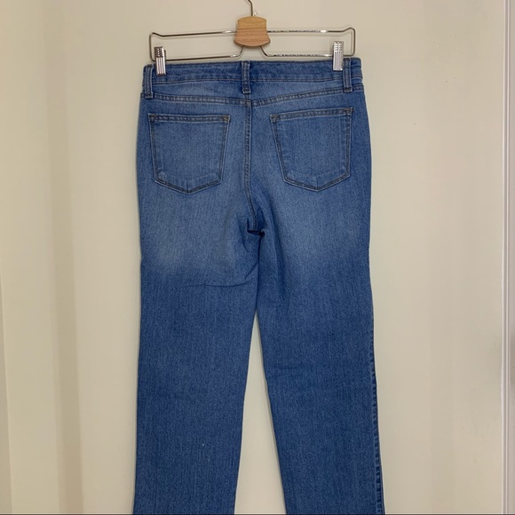 Ellen Tracy Mid Relaxed Straight Faded Jeans - Picture 2 of 7